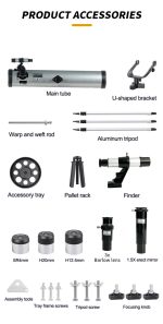 76mm Aperture 700mm Focal Length Newtonian Reflector gallery 04