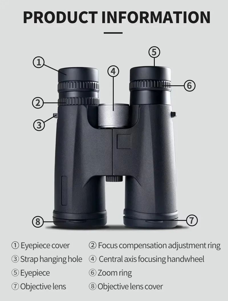 8-15x42 Binoculars High Magnification Binocular Professional product detail 1