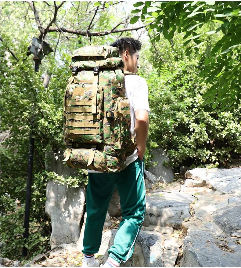 80L Outdoor Climbing Backpack Tactical Camping Hiking product detail 9