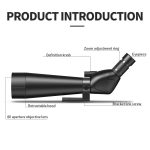 80mm Big Objective Lens 20X-60X Zoom Spotting Scope gallery 01