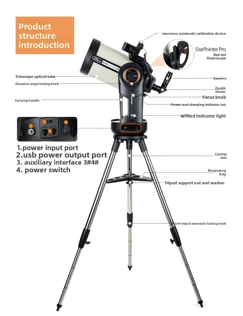 8HD Intelligent Automatic Star-Seeking Schick Astronomical product detail 7