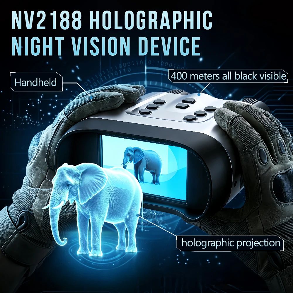 8x Waterproof 4K 36MP Night Vision Binoculars with product detail 1