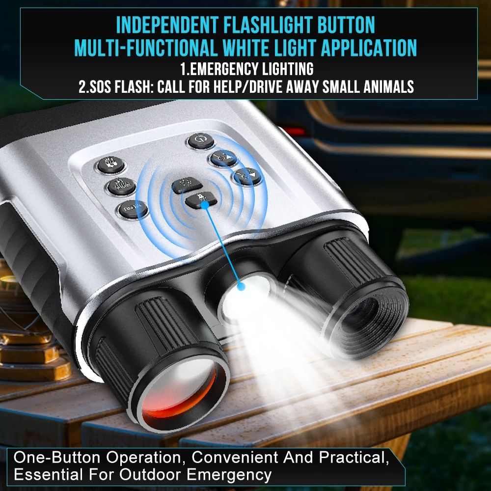 8x Waterproof 4K 36MP Night Vision Binoculars with product detail 6