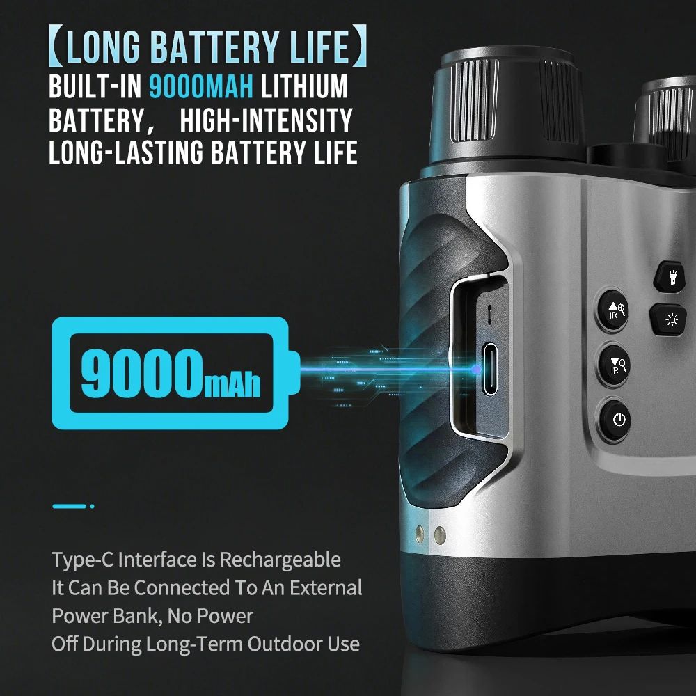 8x Waterproof 4K 36MP Night Vision Binoculars with product detail 10