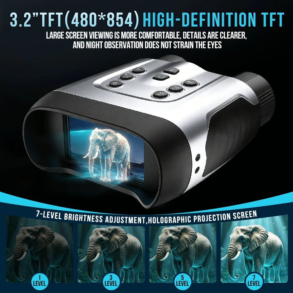 8x Waterproof 4K 36MP Night Vision Binoculars with product detail 12