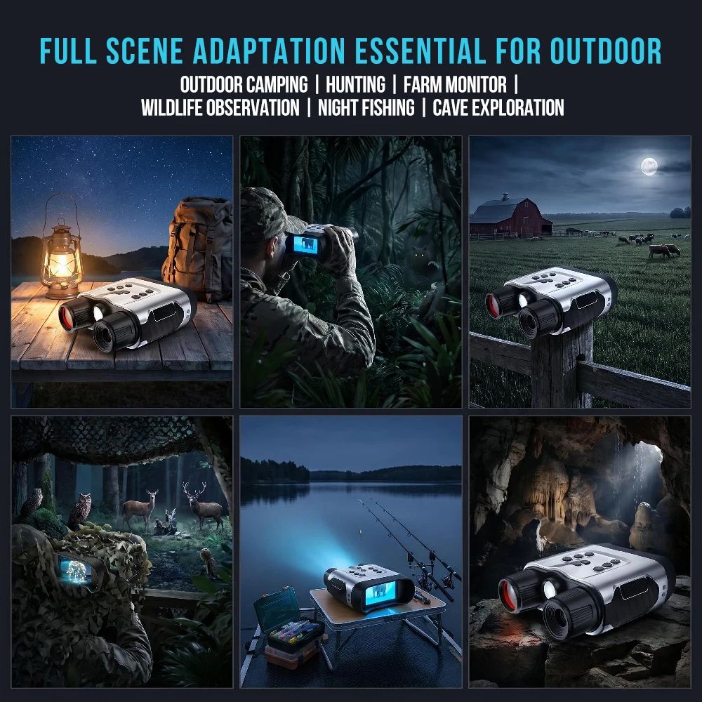 8x Waterproof 4K 36MP Night Vision Binoculars with product detail 13