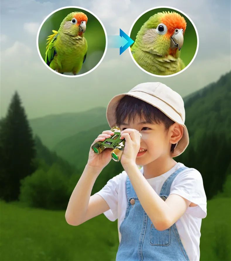 8x21 ABS Portable Educational Kids Telescope Foldable 6 product detail 3