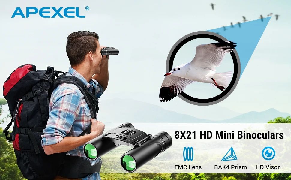 8X21 Kids Binocular Outdoor Sourcing Observing Binocular for product detail 1