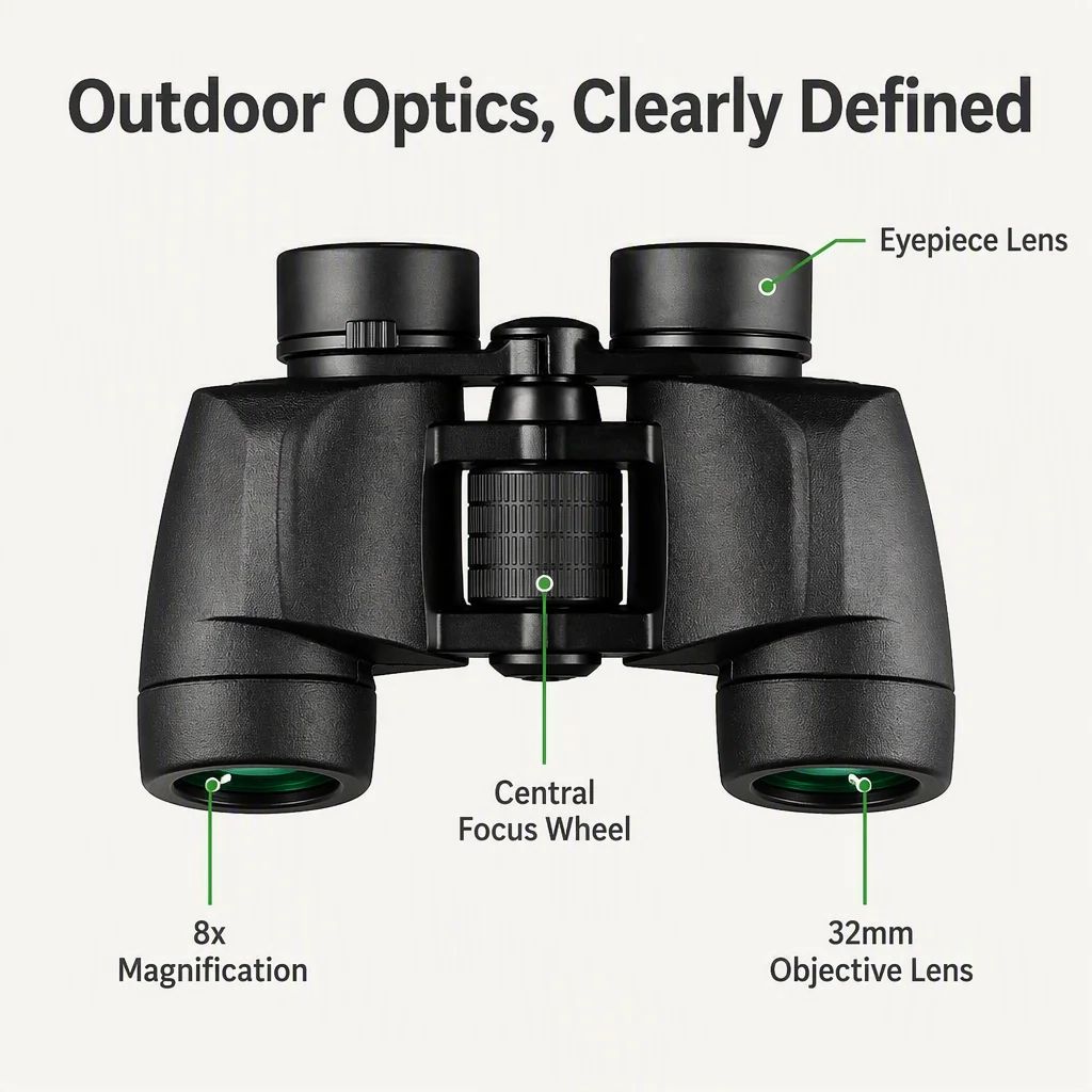8x30 High Clarity Binoculars Wide Angle Waterproof Compact product detail 5