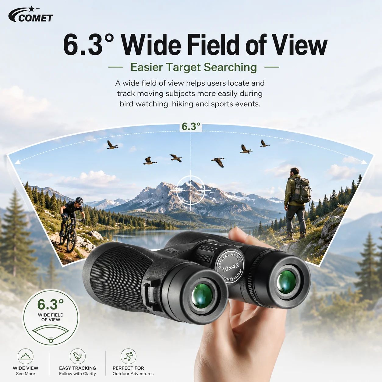 8x42 High Quality Binoculars Low Light Vision High product detail 4