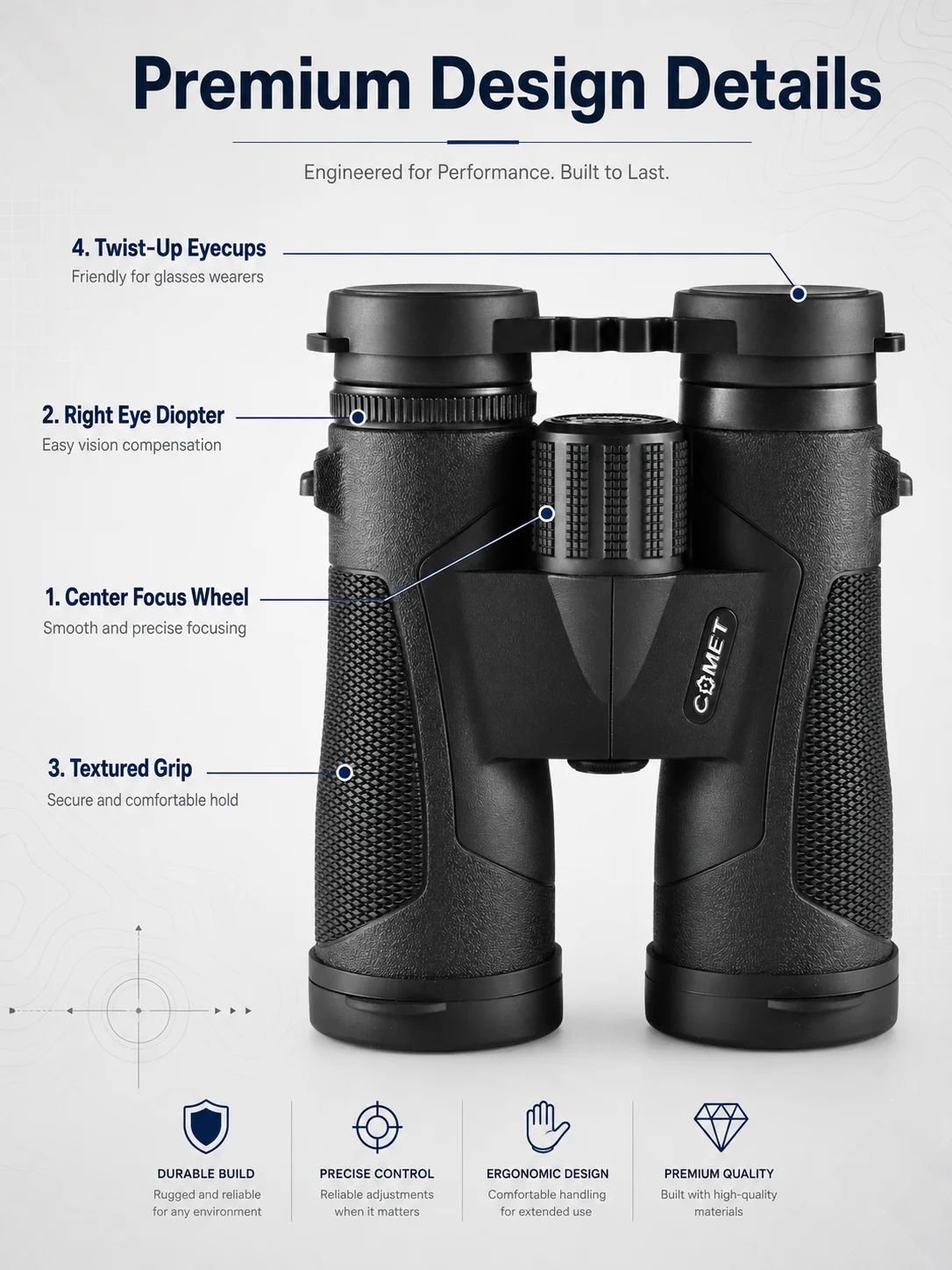 8x42 High Quality Binoculars Low Light Vision High product detail 6