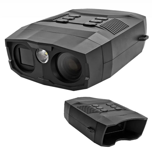 5K Night Vision Binoculars with 60MP Photos, 10X Digital Zoom, 850nm 3W 9-Level IR, 150–200m Night Vision, 3" HD Display and 5000mAh Battery M-Z5