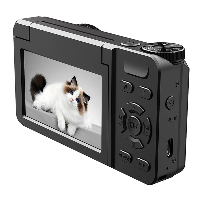 a67b-20mp-true-pixels-ccd-digital-camera-3-0-inch-ips-flip-screen-camera-with-4k-video-and-18x-digital-zoom-black-for-travel-and-everyday-photography-main Digital Camera main product image