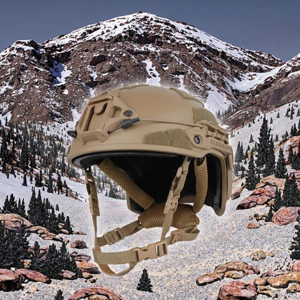 ABS Material Non-Slotted Tactical Helmets Hard Hats 4 product detail 3