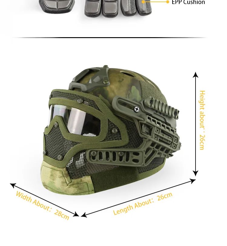 Action Union Taktikal PJ Type Tactical Fast Helmet product detail 4