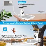 AI Bird Bath 2K Camera Solar-Powered IP66 Waterproof gallery 03
