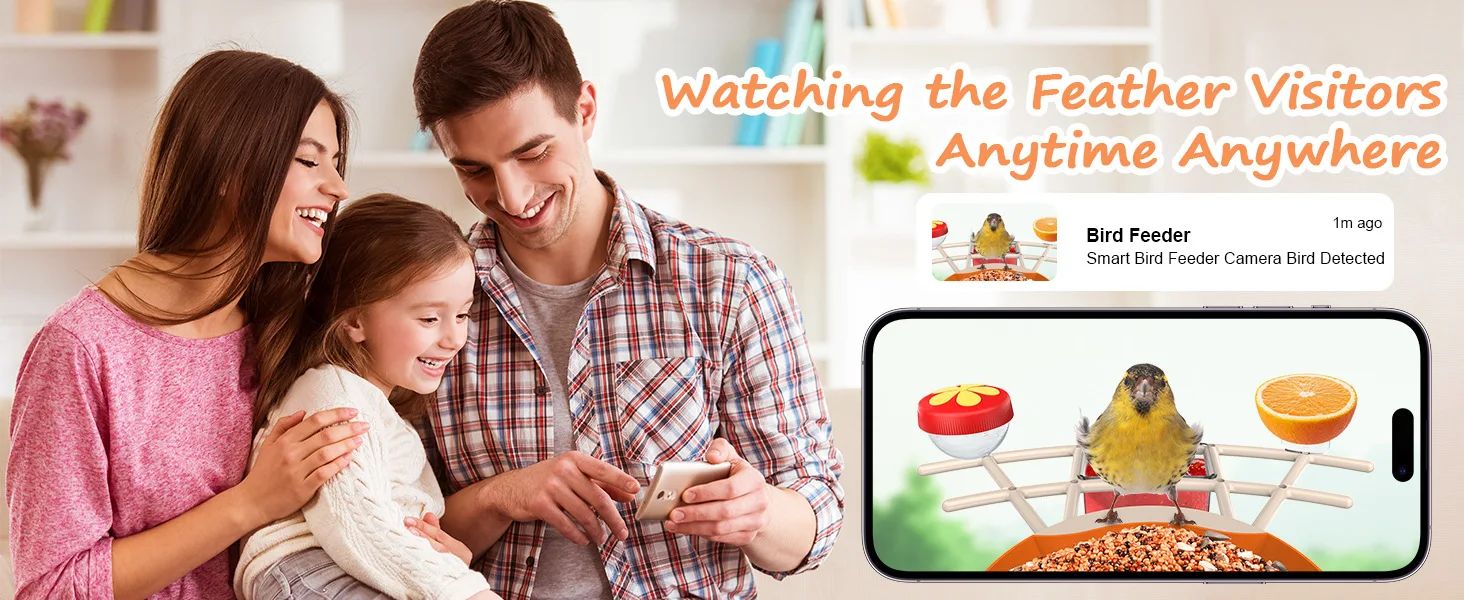 AI Bird Recognition Feeder With Camera Automatic Capture product detail 2