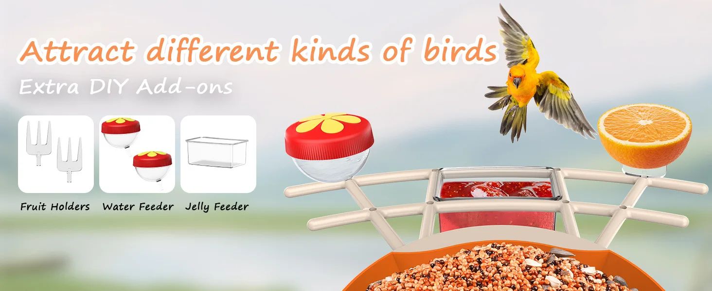AI Bird Recognition Feeder With Camera Automatic Capture product detail 12