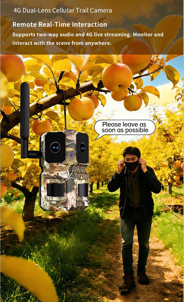 AI Motion Detection 4G LTE Wireless Dual-lens CMOS MinMax Outdoors product detail image 6