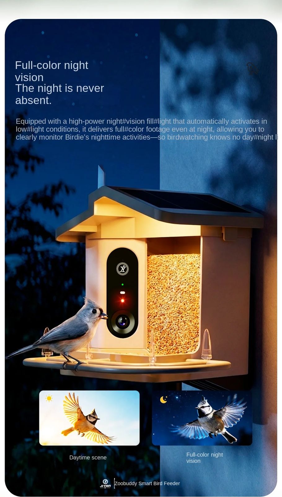 AI Powered Smart Bird Feeder 4K HD Camera product detail 6