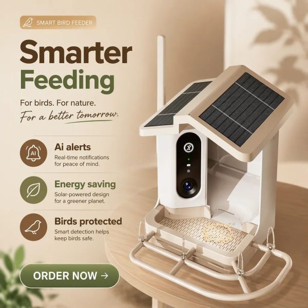AI Powered Smart Bird Feeder 4K HD Camera main