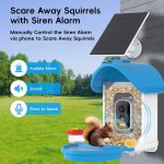 AI Smart Visual Bird Feeder Solar Power Waterproof gallery 01