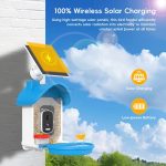 AI Smart Visual Bird Feeder Solar Power Waterproof gallery 02