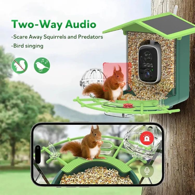 AP-BF300 Solar-Powered Lightweight Smart Bird Feeder AI product detail 17