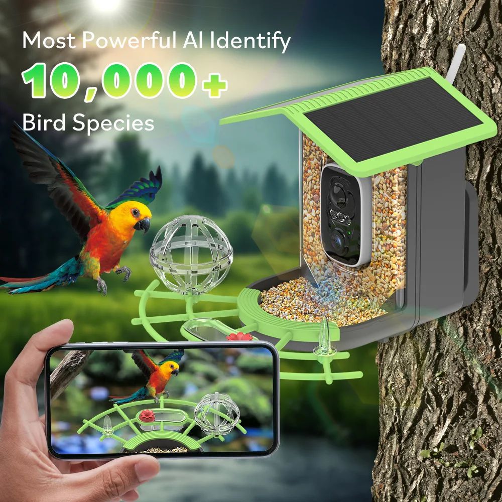 AP-BF300 Solar-Powered Lightweight Smart Bird Feeder AI product detail 19