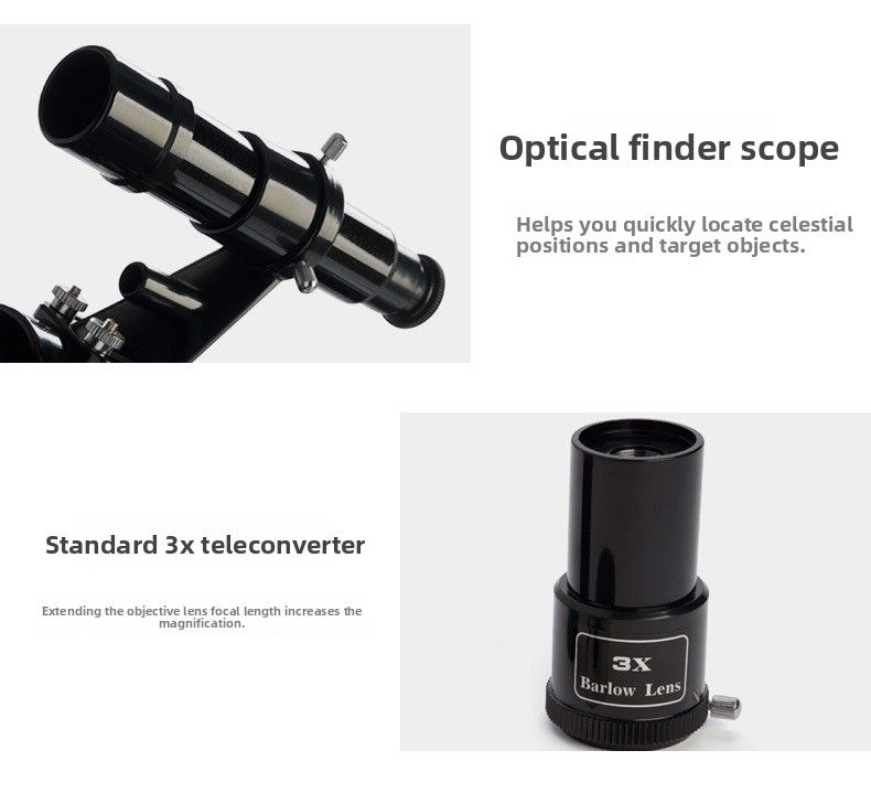 Astronomical Telescope PowerSeeker 114 EQ LargeAperture product detail 2
