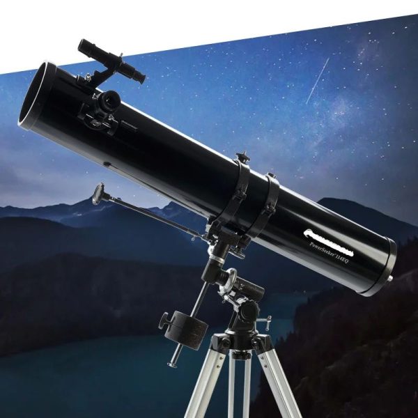 Astronomical Telescope PowerSeeker 114 EQ LargeAperture main