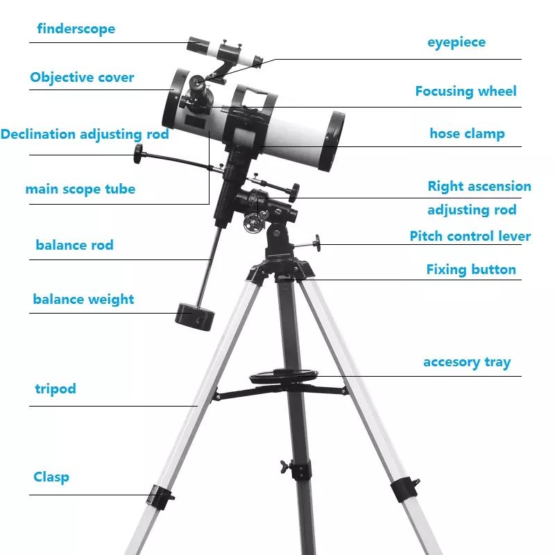 Astronomical Telescope Reflector Aperture 114mm Telescopio product detail 2