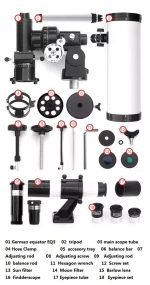 Astronomical Telescope Reflector Aperture 114mm Telescopio gallery 05
