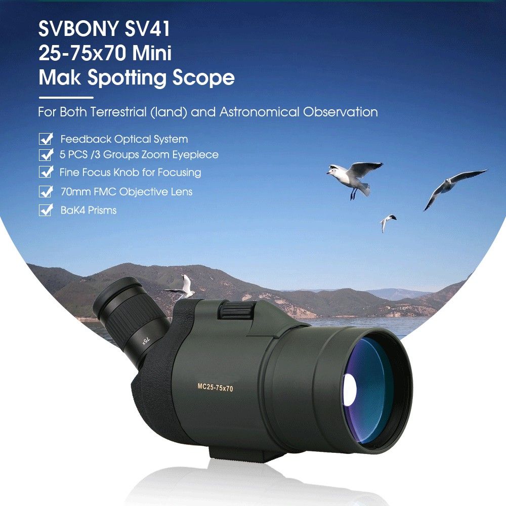 Astronomical Telescope SV41 Spotting Scope 25-75x70 MAK product detail 1