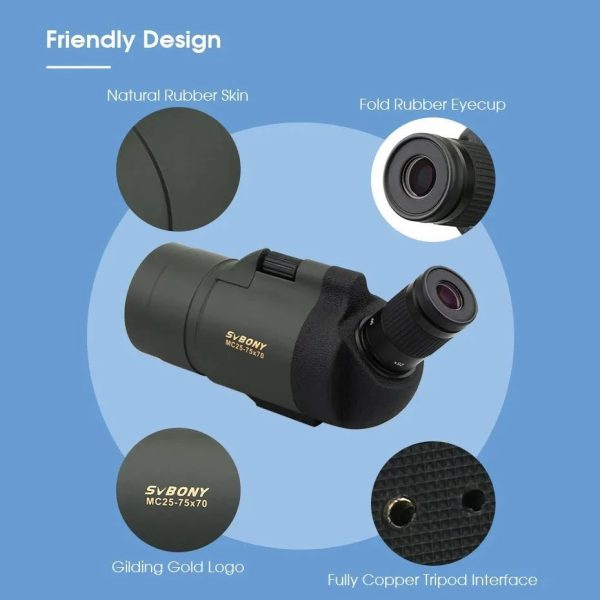 Astronomical Telescope SV41 Spotting Scope 25-75x70 MAK main