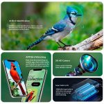 Automatic Smart Bird Feeder with Camera Solar Powered gallery 03