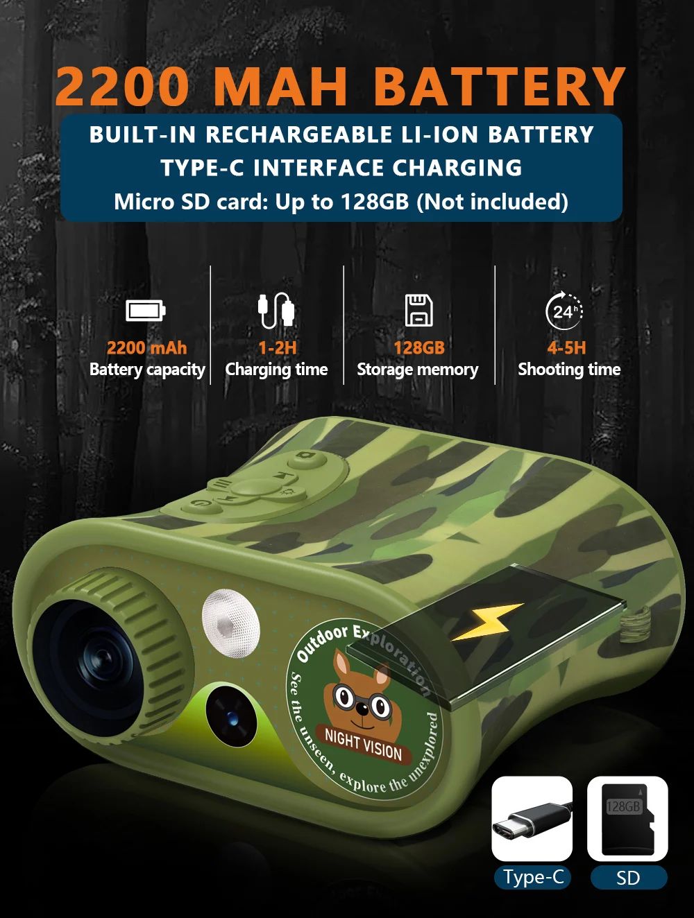 Best Night Vision Binoculars for Kids Long Distance product detail 8