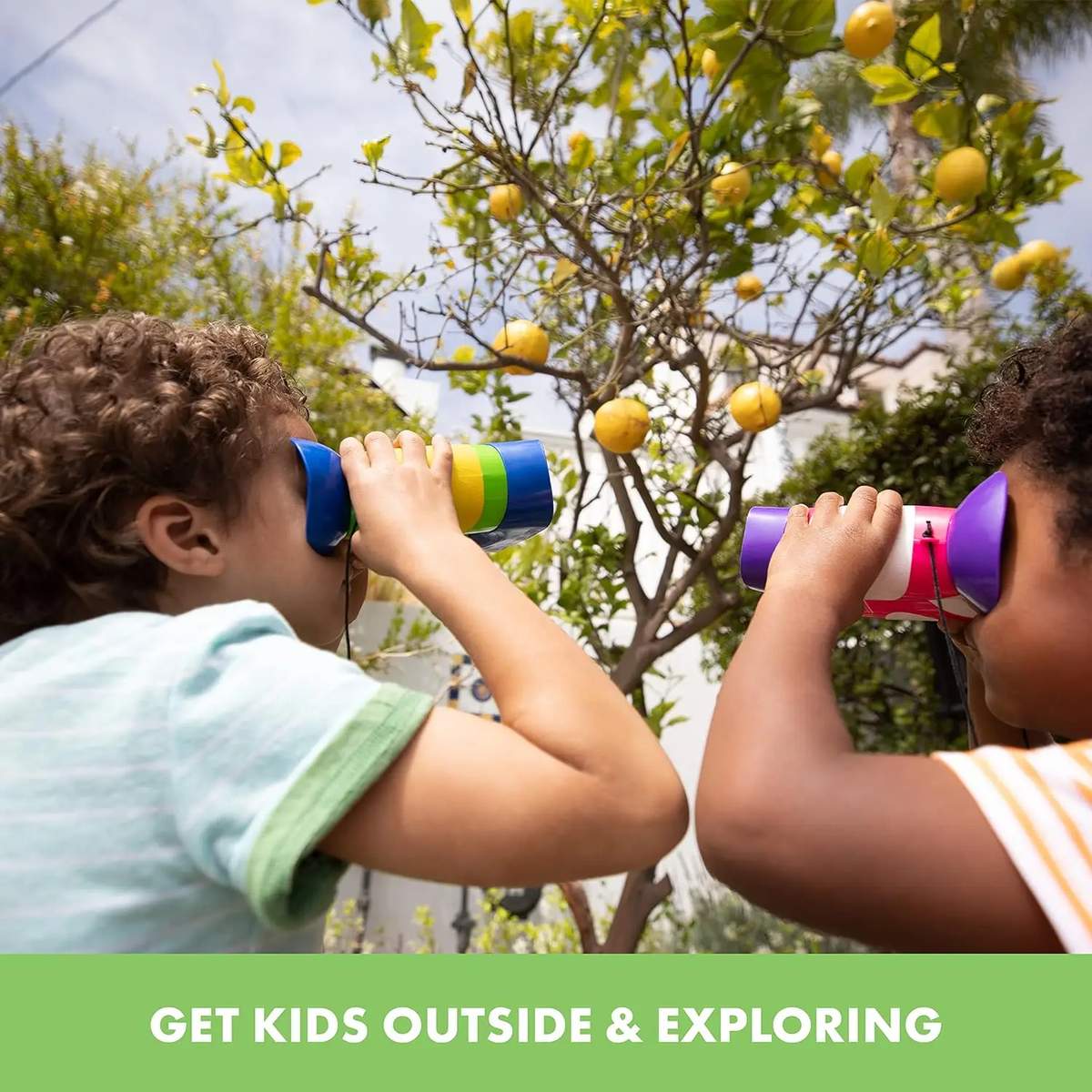 Best Quality Colorful Children Toy Telescope Binoculars product detail 5