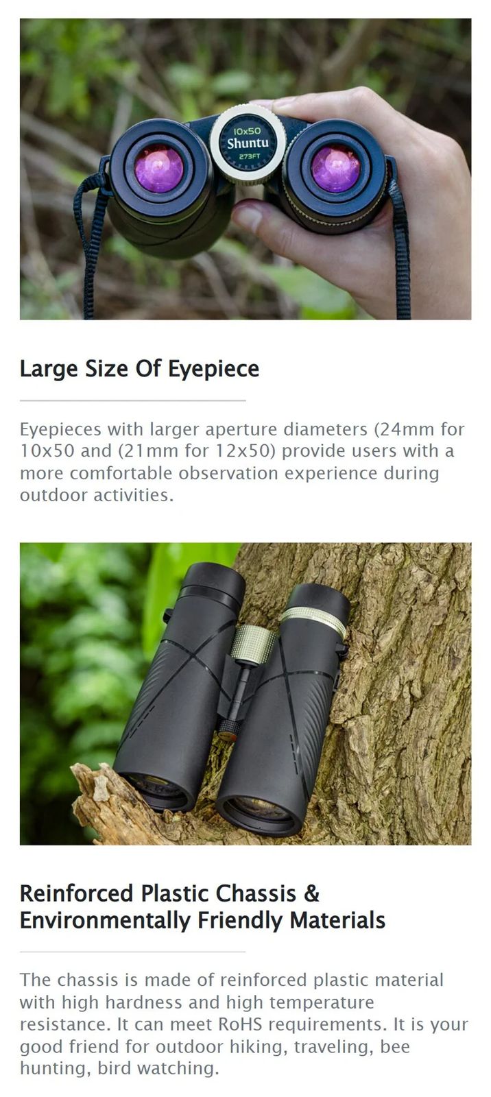 Beta2 12x50 HD Waterproof Binoculars with N2 Filled product detail 5