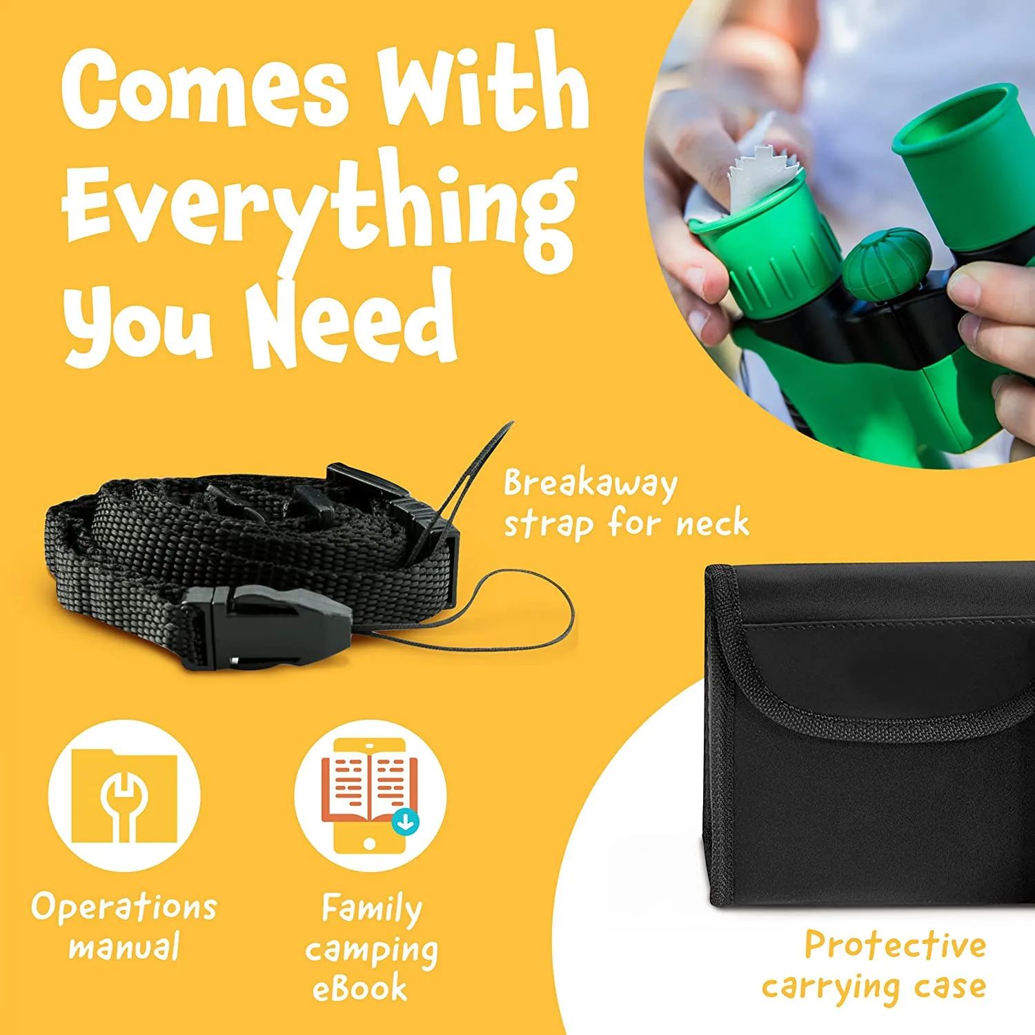 Binoculars for Kids 8X21 High Resolution Shockproof FMC product detail 1