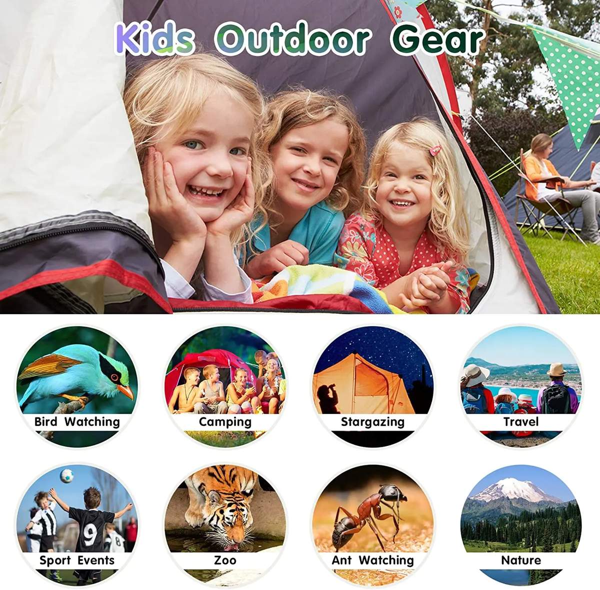 Binoculars for Kids 8X21 High Resolution Shockproof FMC product detail 5