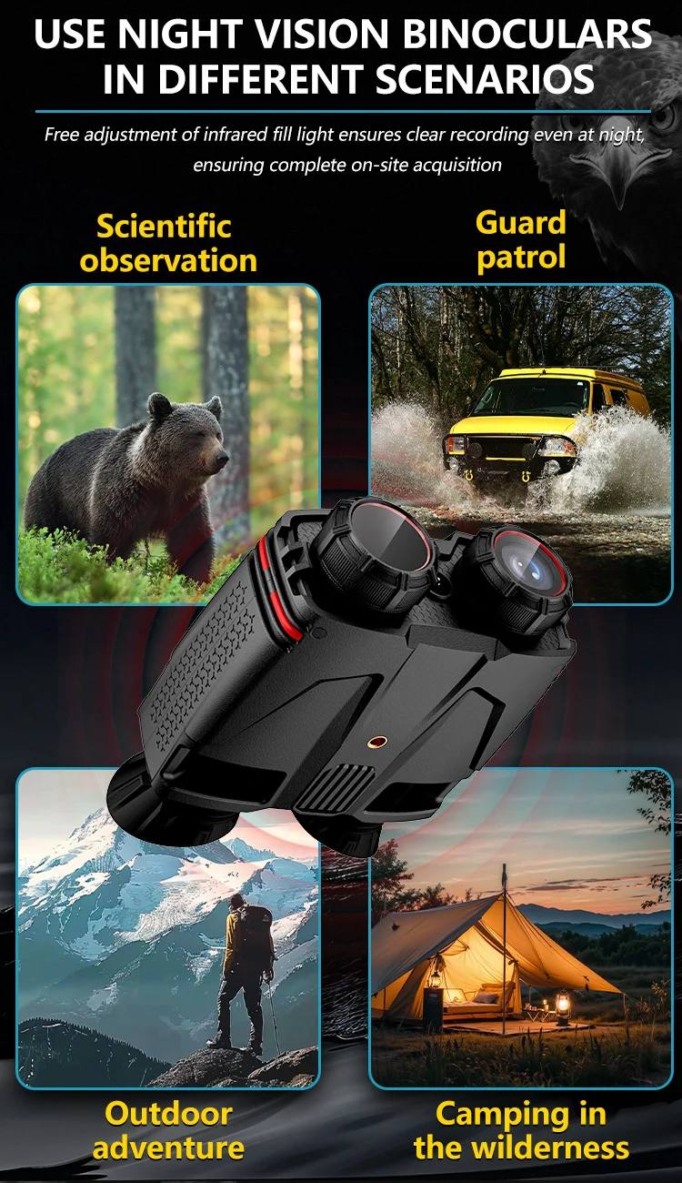 Binoculars Night Vision Binocular NCV800 Dual Screen APP product detail 3