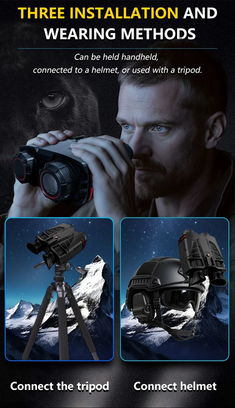 Binoculars Night Vision Binocular NCV800 Dual Screen APP product detail 8