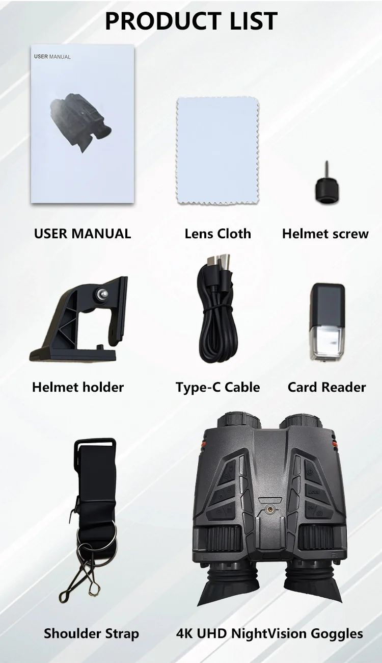 Binoculars Night Vision Binocular NCV800 Dual Screen APP product detail 10