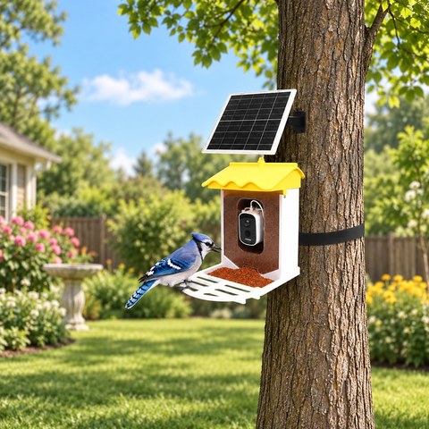 Bird Box Cameras equipment in a relevant outdoor setting