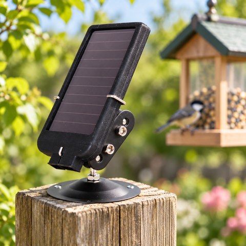 Bird Camera Solar Panels equipment in a relevant outdoor setting