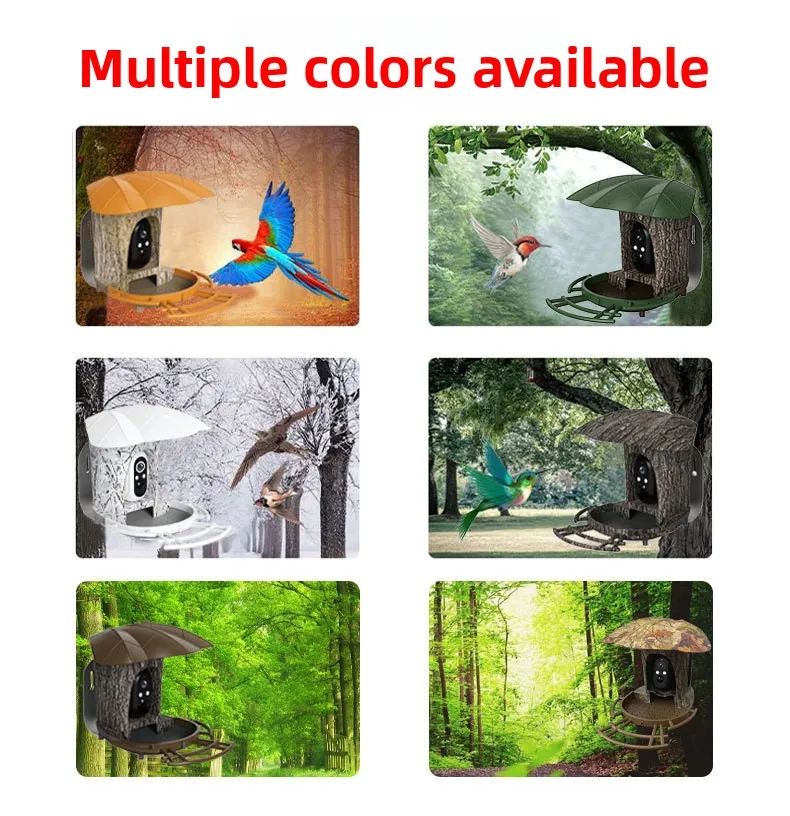 Bird Feeder Camera 2K Solar-Powered Camouflage-Style product detail 4