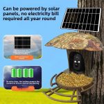 Bird Feeder Camera 2K Solar-Powered Camouflage-Style gallery 02