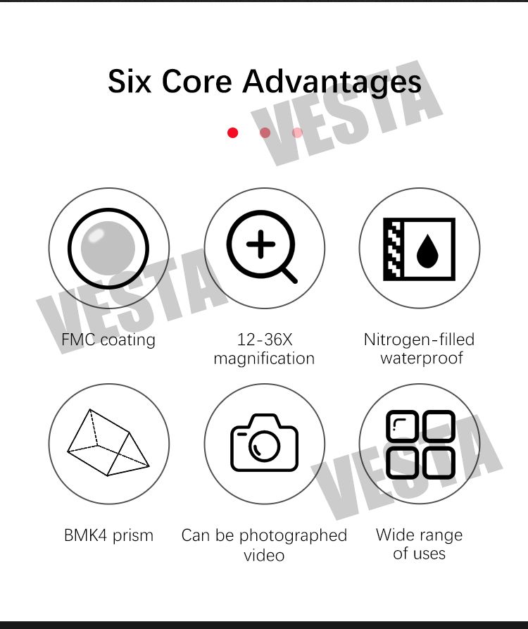 Bird Watching 12-36x50 Telescope Powerful Digital Eyepiece product detail 2