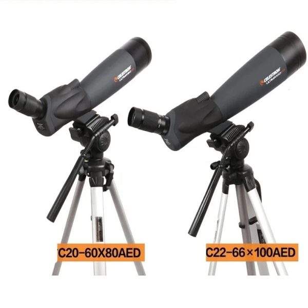 C20-60x80A ED C22-66x100A ED Spotting Scope with 8-24X main